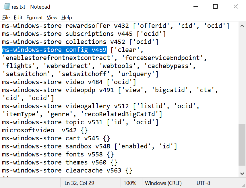 config endpoint exposing forceServiceEndpoint